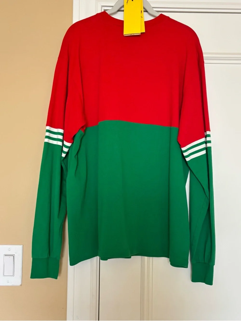 adidas x Gucci Colourblock Trefoil Long Sleeve Tee